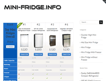 Tablet Screenshot of mini-fridge.info